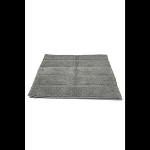 Home Reflections 100% Cotton Flora Tufted Bathmat Gray